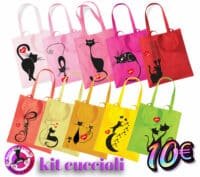 shopper personalizzate per kit cuccioli